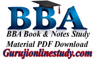 BBA Book & Notes