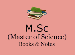 MSc Books & Notes Study Material PDF Download