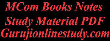 Download MCom PDF Books