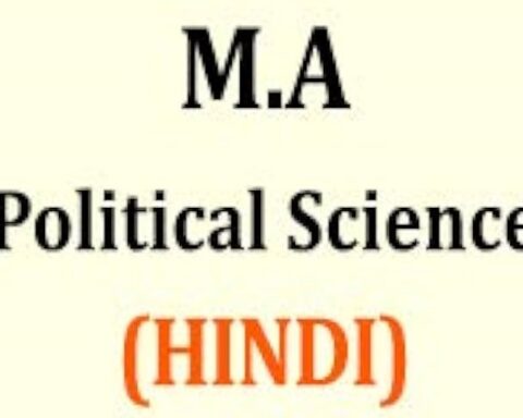 MA Political Science Books